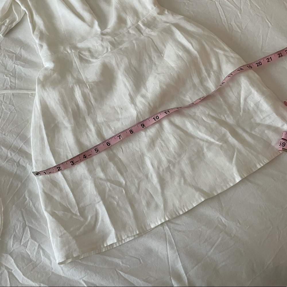 Reformation | Lianne Dress White Linen - Picture 9 of 9
